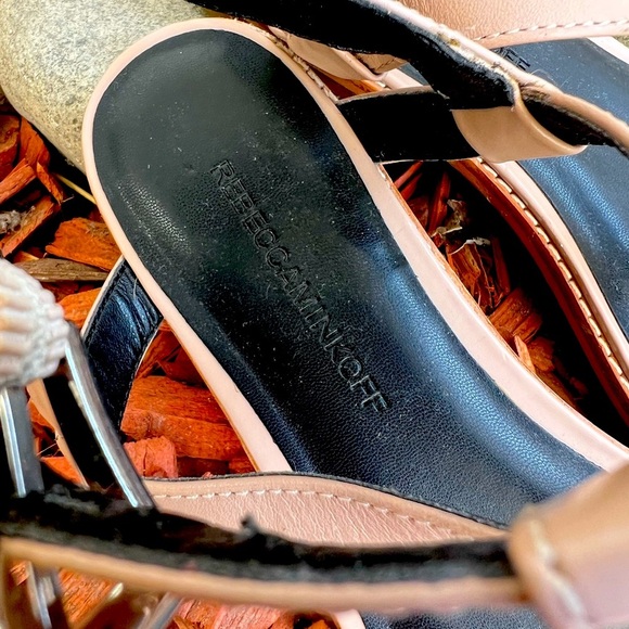 Rebecca minkoff nude studded ankle strap sandals 8M - Picture 4 of 4
